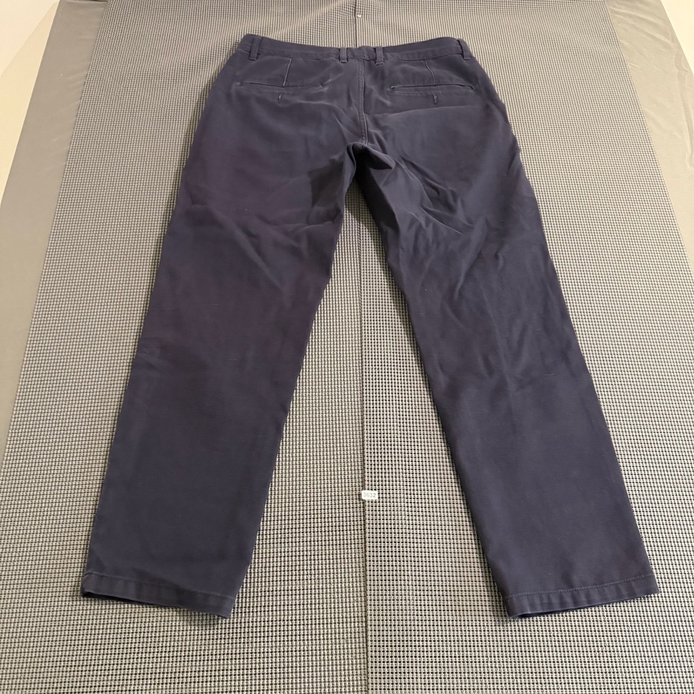 H&M Essentials No. 9 Mens Regular Fit Chino Pants Navy Blue Size 32 - Picture 4 of 8